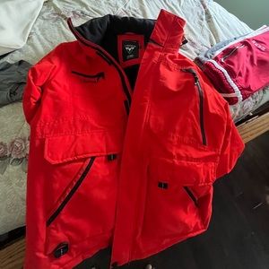 Orange winter jacket Brand Noize, never worn